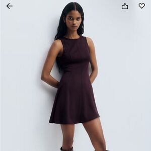 H&M Ponte Dress with Flared Skirt